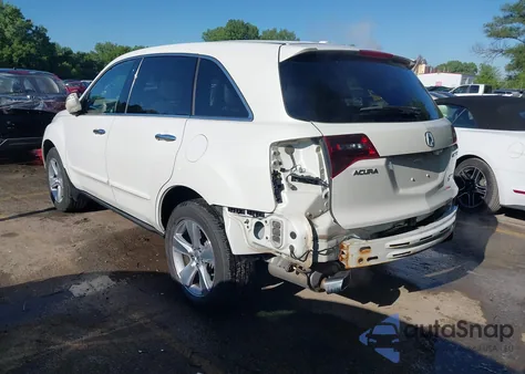 2011 Acura Mdx Technology Package from USA, damaged, VIN 2HNYD2H48BH519610
